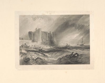 Laugharne Castle, Caermarthenshire von John Horsburgh