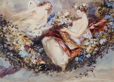Flora und Zephyr von John James Chalon
