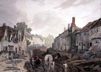 Straßenszene, Erith, Kent von John James Chalon