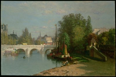 Pont du Carrousel, 1895 von John Joseph Enneking