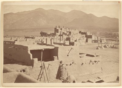 Nord-Taos-Pueblo, New Mexico von John K. Hillers