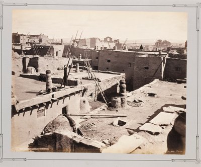Blick in Zuni, Blick nach Nordosten von John K. Hillers