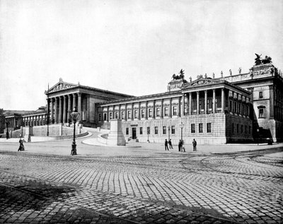 Parlamentsgebäude, Wien, 1893 von John L. Stoddard