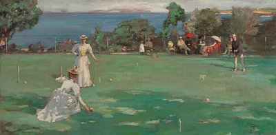 Die Krocket-Party von John Lavery