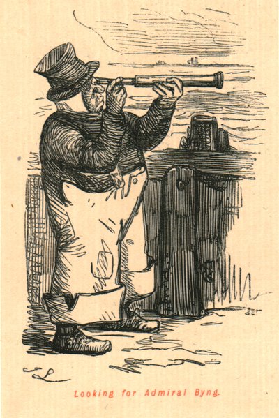 Auf der Suche nach Admiral Byng, 1897 von John Leech