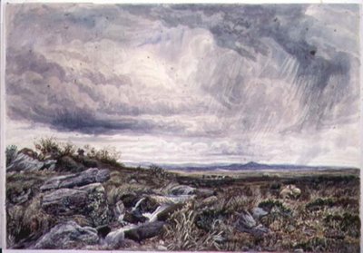 Regnerisches Wetter, Bettws-y-Coed von John Lloyd Bond