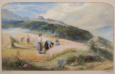 Erntefeld, Arran von John MacWhirter