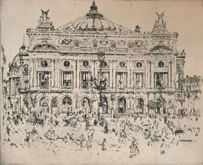 Die Oper, 1915 von John Marin
