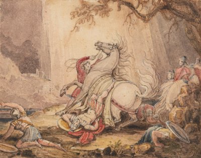 Die Bekehrung des Saulus von John Martin