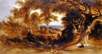 Ansicht in der Nähe von Pembroke Lodge, Richmond Park von John Martin