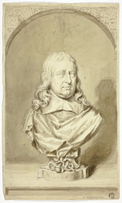 Büste von Milton von John Michael Rysbrack