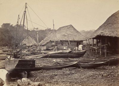 Tropische Landschaft, Landung, Chipigana von John Moran