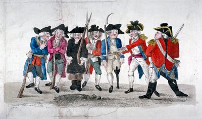 Stadtmilizen, 1789 von John Nixon