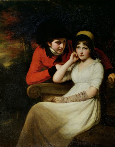 Werbung im Park, 1797 von John Opie