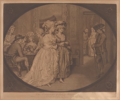 Die Promenade im Carlisle House von John Raphael Smith