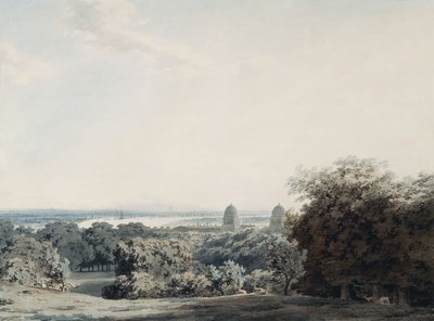London vom Greenwich Hill von John Robert Cozens