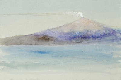 Ätna von Taormina aus von John Ruskin