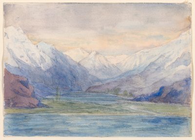 Berglandschaft von John Ruskin