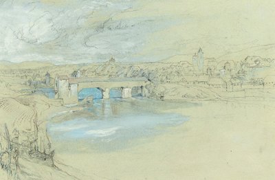 Die Brücke von Rheinfelden, Schweiz von John Ruskin