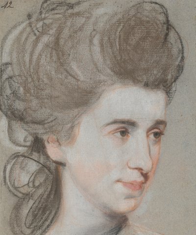 Kopf einer Dame von John Russell