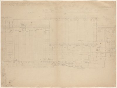 Das Erechtheion, Westansicht [linke Hälfte] von John Russell Pope