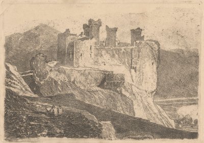 Harlech Castle von John Sell Cotman