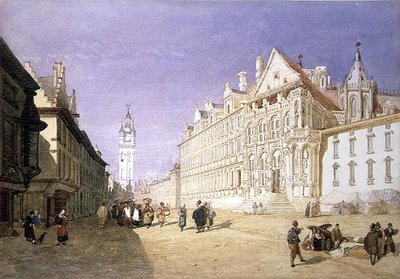 Das Rathaus von Gent von John Sell Cotman