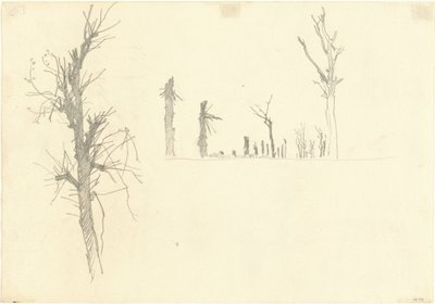 Verwüstete Bäume von John Singer Sargent