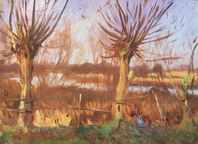Landschaft mit Bäumen, Calcot-on-the-Thames von John Singer Sargent