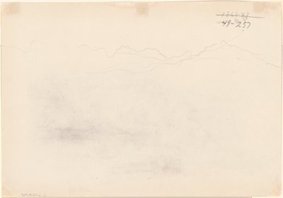 Berge [verso] von John Singer Sargent