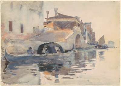 Ponte Panada, Fondamenta Nuove, Venedig von John Singer Sargent