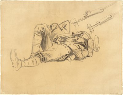Studien für "Gassed" [recto] von John Singer Sargent