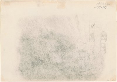 Baumstämme [verso], 1868-1869 von John Singer Sargent