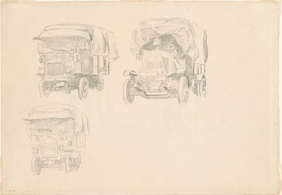 Lastwagen [recto], 1918 von John Singer Sargent
