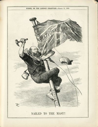 Illustration von John Tenniel (1820-1914) in Punch von John Tenniel