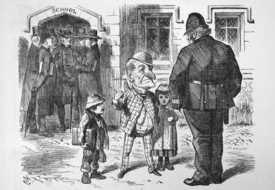Mr. Punch appelliert an John Bull von John Tenniel