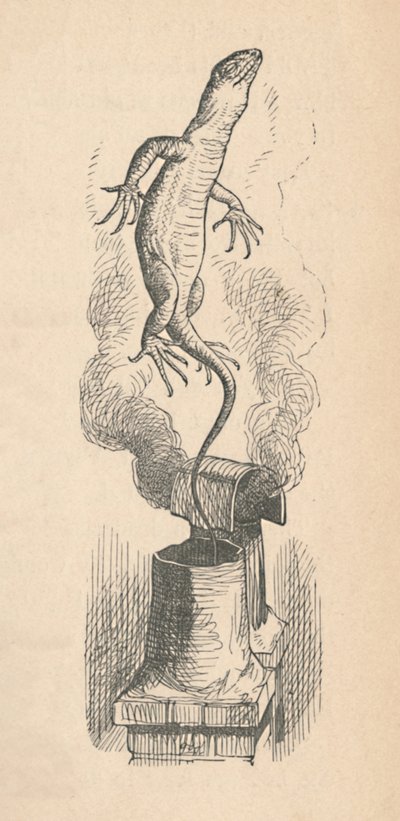 Die Eidechse, 1889 von John Tenniel