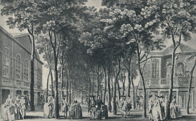 Gesellschaft in den Marylebone Gardens von John Tinney
