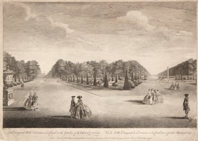 Der Diagonalweg, Brunnen und Kanal von John Tinney