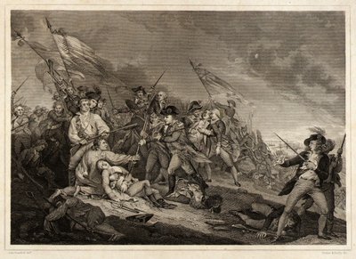 Die Schlacht am Bunker Hill bei Boston von John Trumbull