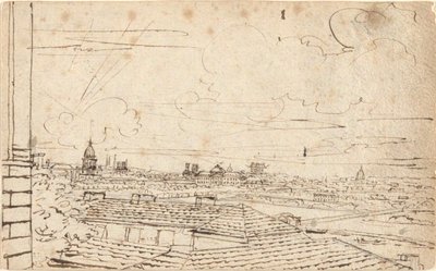 Ansicht von Paris von John Trumbull