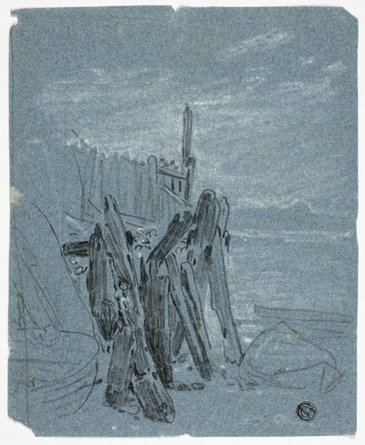 Palisade in der Nähe der Küste von John Varley