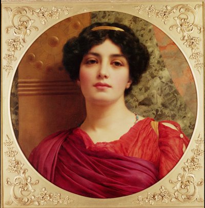Klassische Dame von John William Godward