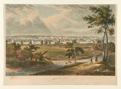 Albany / Von Greenbush von John William Hill