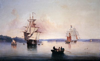 Saltash Creek - In der Nähe von Plymouth von John Wilson Carmichael