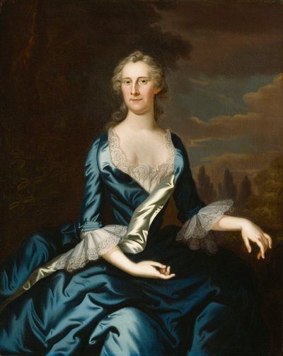 Mrs. Charles Carroll von Annapolis, 1753-54 von John Wollaston