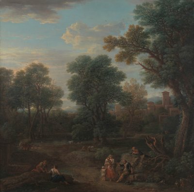 Klassische Landschaft: Morgen von John Wootton