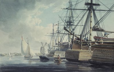Limehouse Hole von John the Younger Cleveley