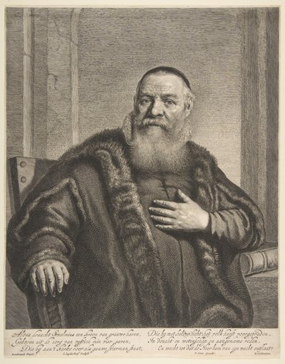 Porträt von Eleazor Swalmius von Jonas Suyderhoef