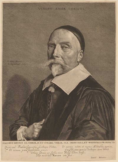 Jacob Revius von Jonas Suyderhoff after Frans Hals